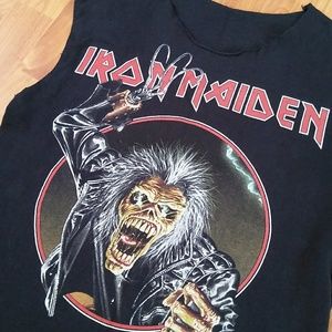 Iron maiden muscle tank